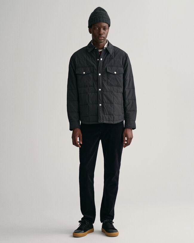 Giacca camicia trapuntata