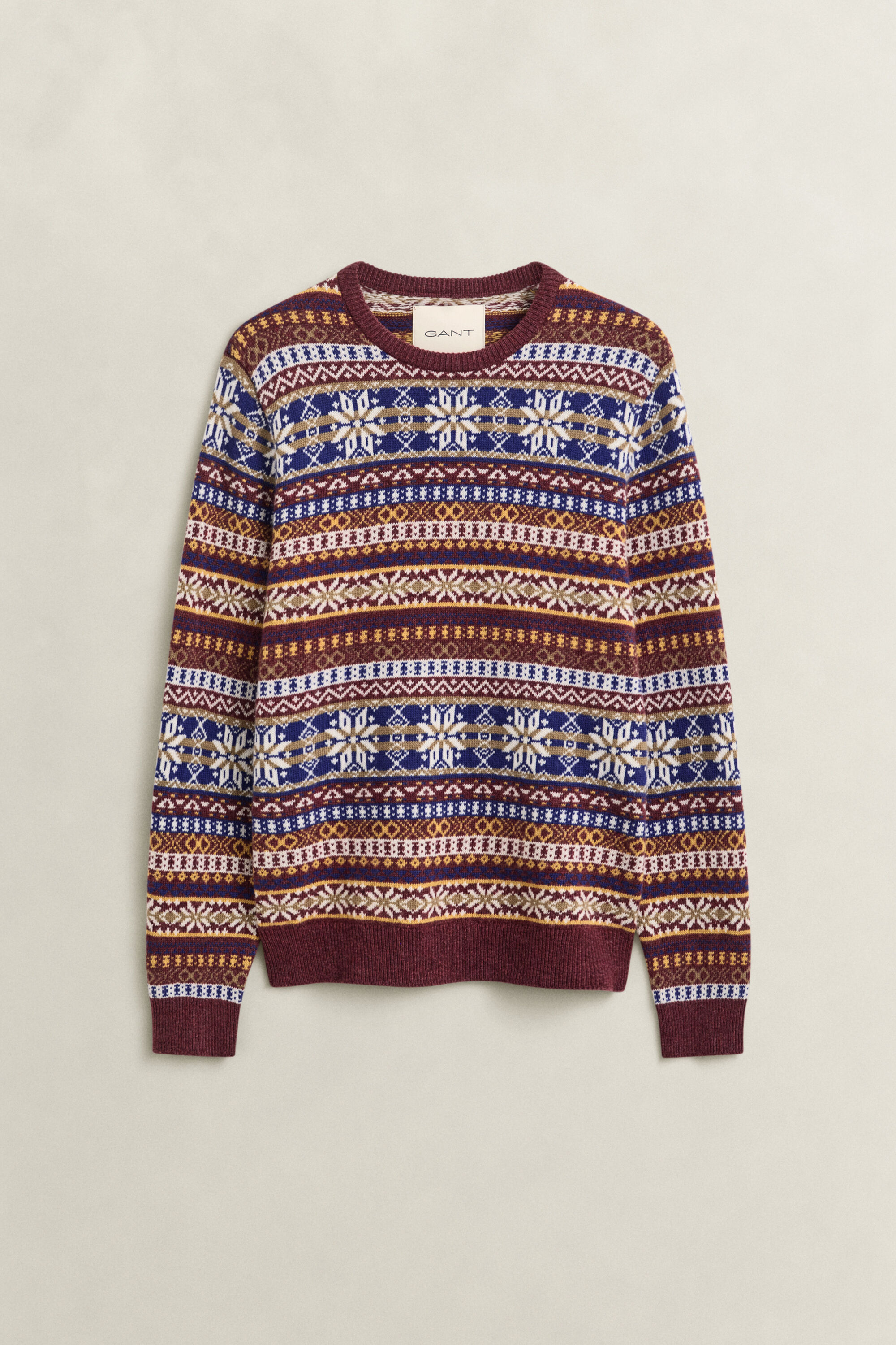 Maglia girocollo Fair Isle