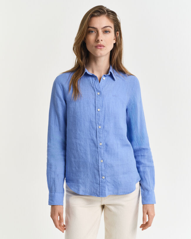 Camicia di lino regular fit