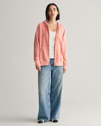 Felpa con cappuccio e zip Sunfaded