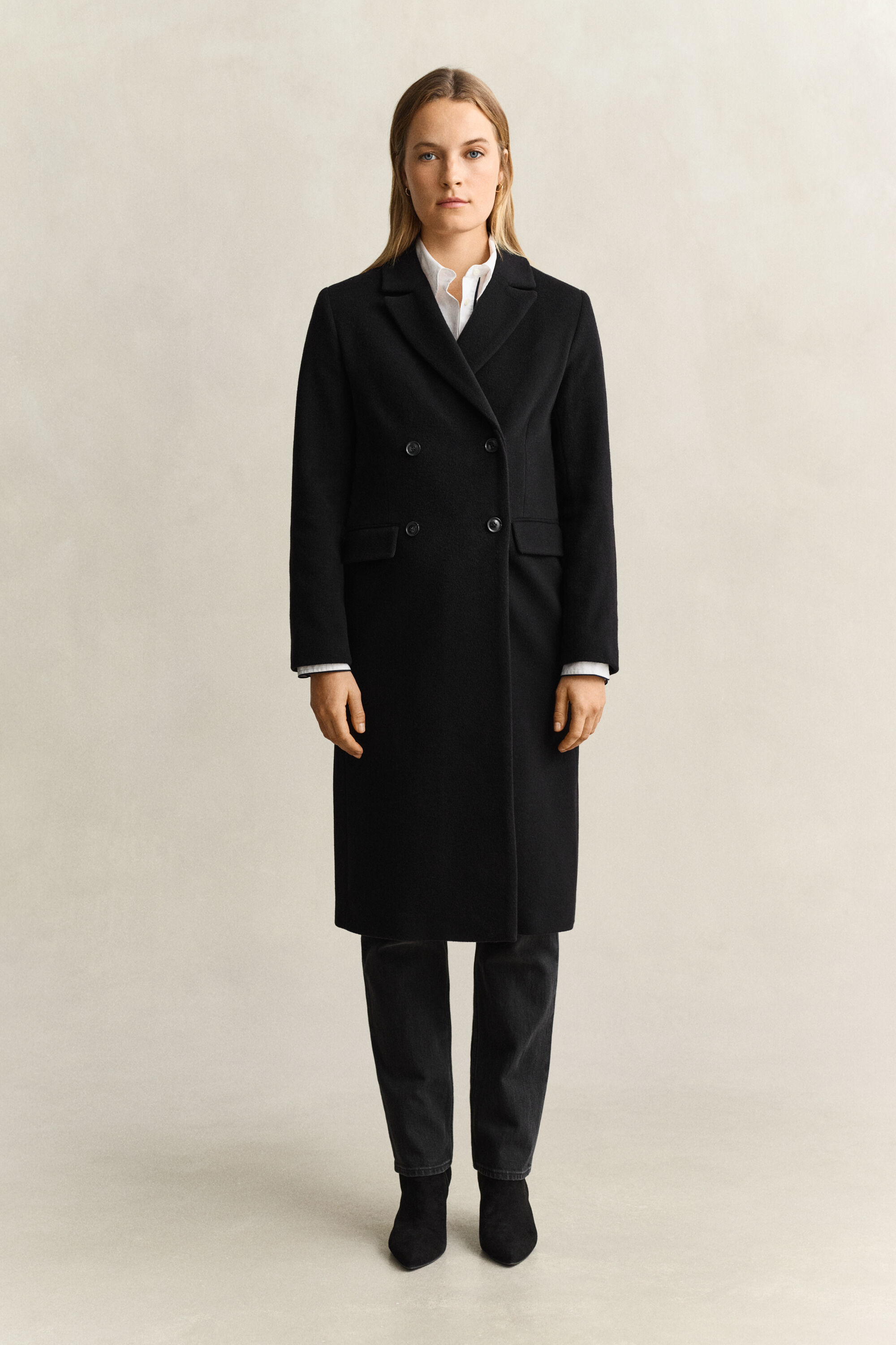 Cappotto in lana misto cashmere