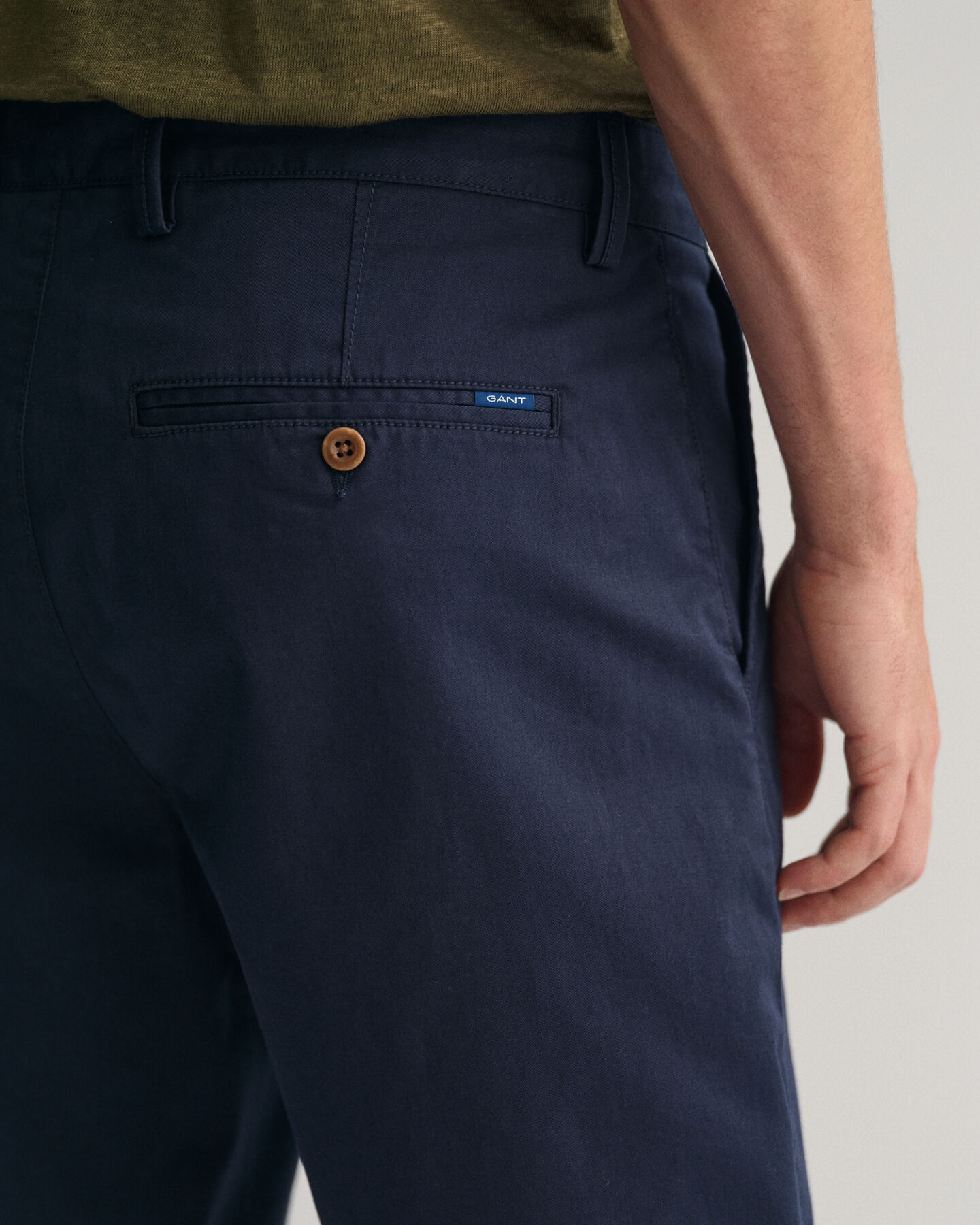 Pantaloncini chino Hallden in twill slim fit