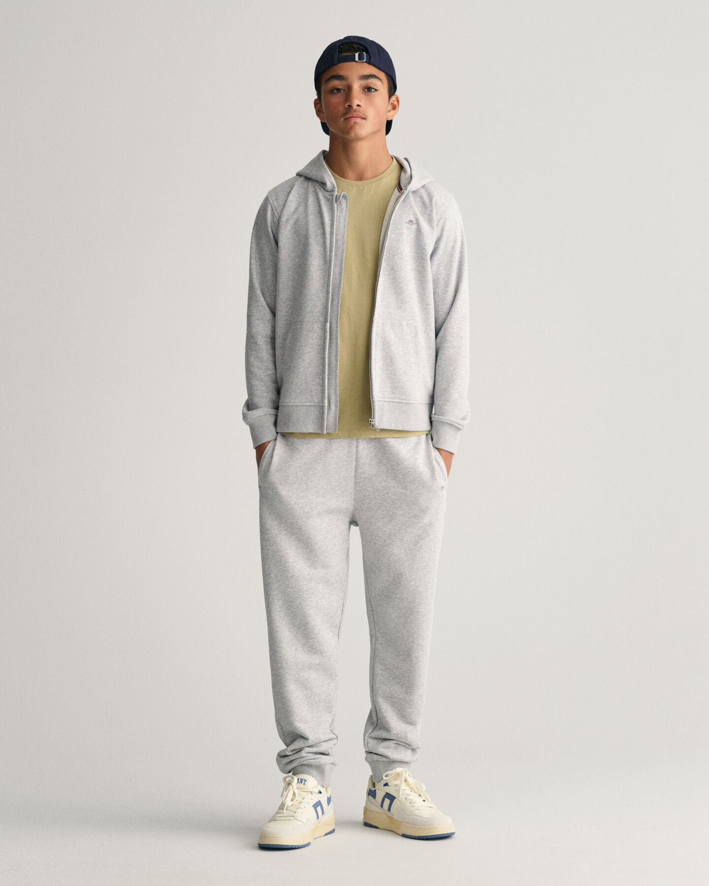 Felpa con cappuccio e zip Shield Teens