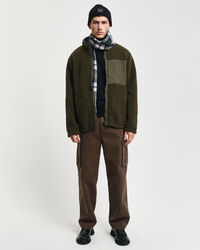 Pile double-face con zip