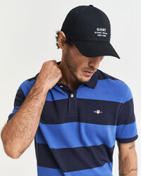 Polo in piqué colour block