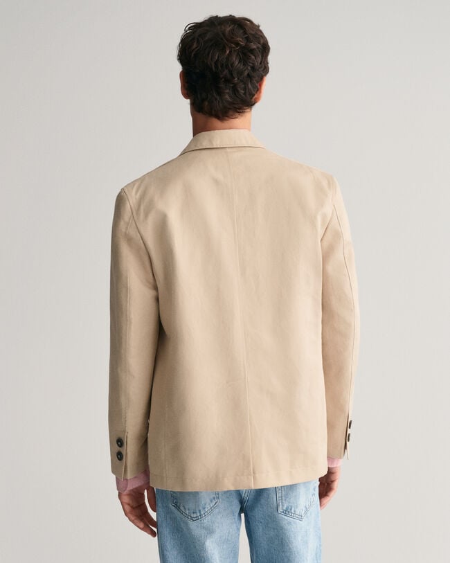 Blazer in cotone regular fit