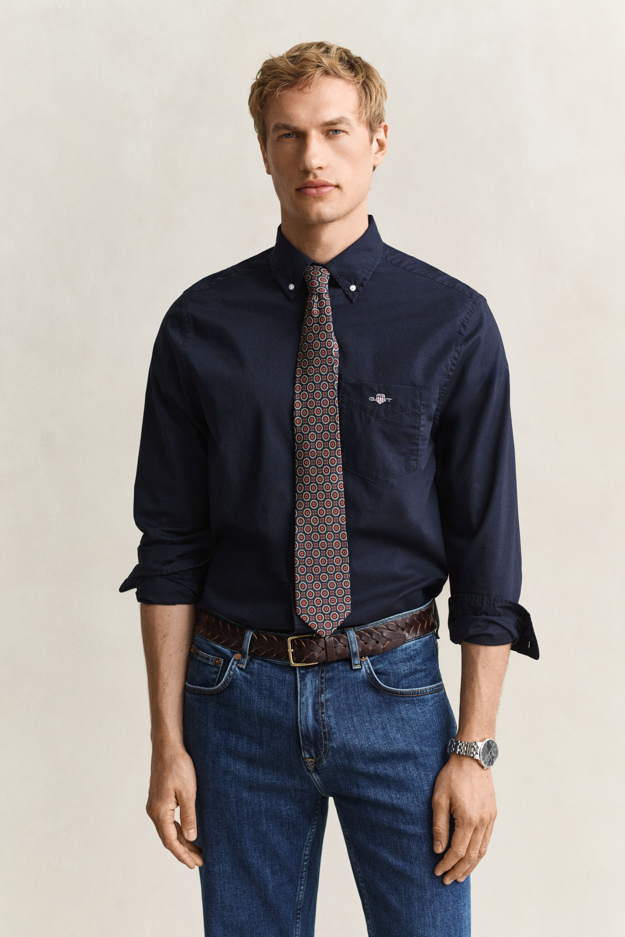 Camicia in popeline Classic regular
