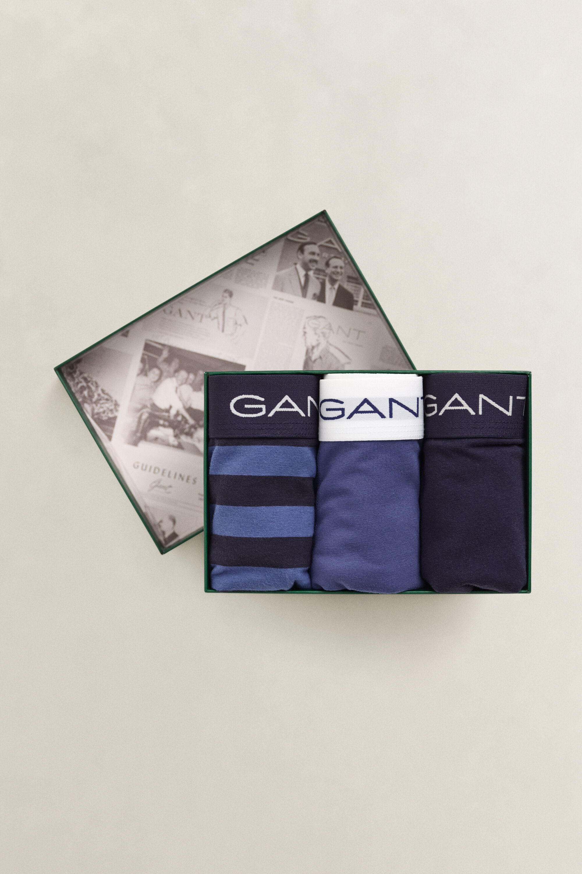 Confezione regalo da 3 paia di boxer a righe