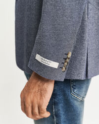 Blazer in jersey bicolore slim fit