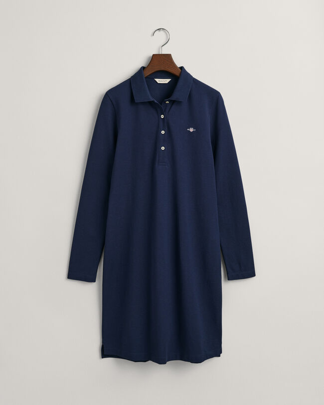 Abito Shield a maniche lunghe in piqué