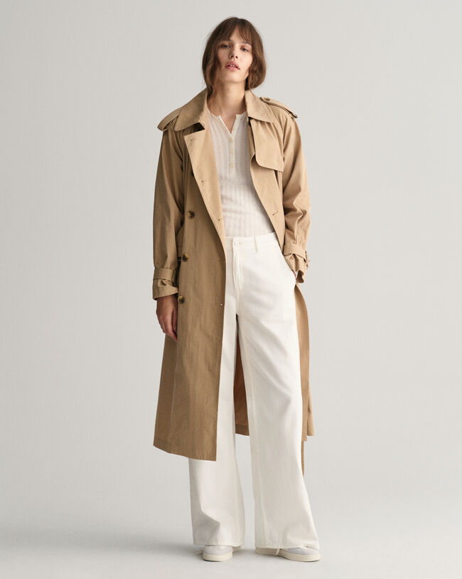 T-shirt Henley a maniche lunghe a coste