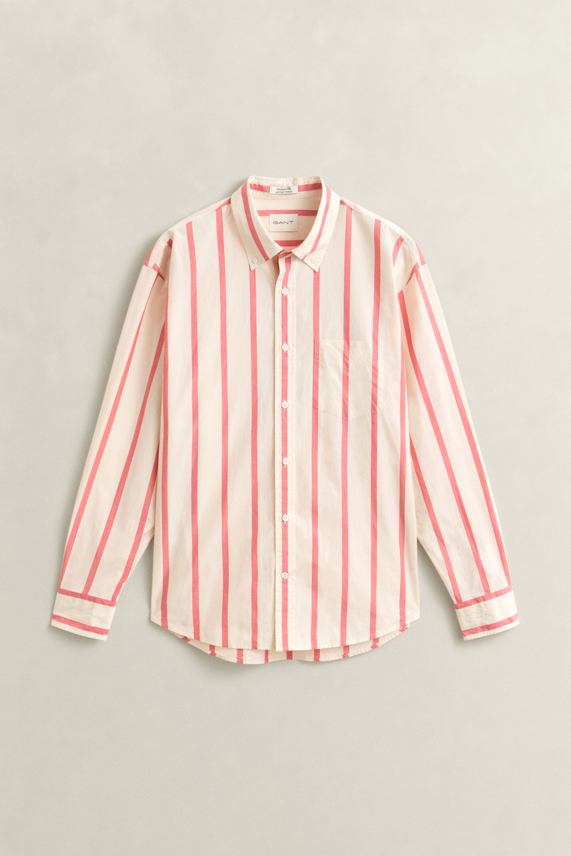 Camicia a righe Heritage in popeline