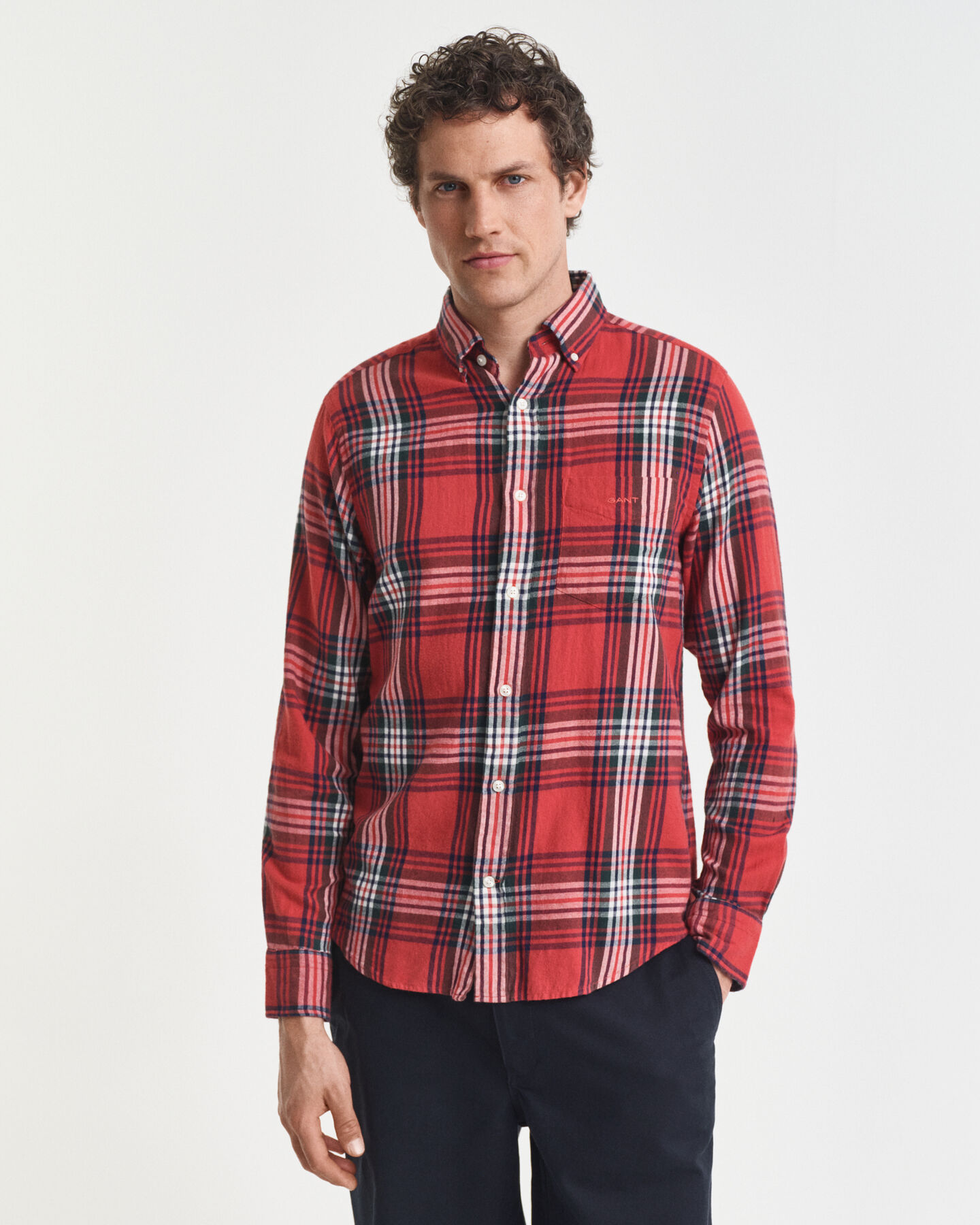 Camicia in flanella a quadri Windblown regular fit