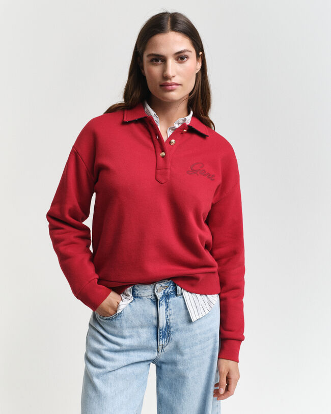 Felpa rugger Script Graphic