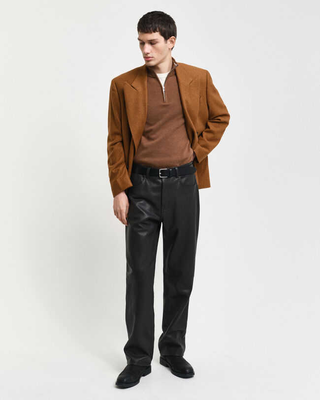 Jeans in pelle a 5 tasche