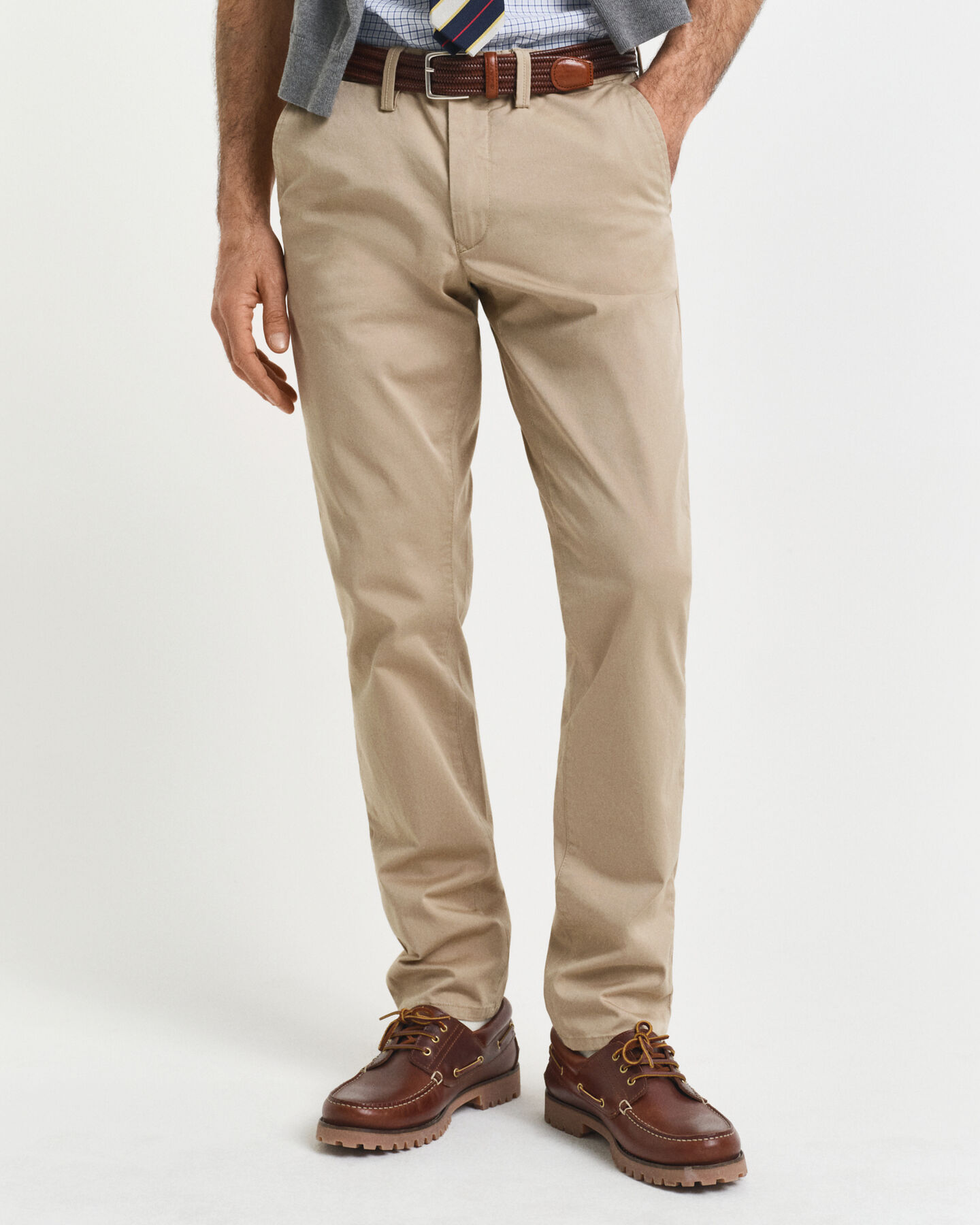 Pantaloni chino in twill slim fit