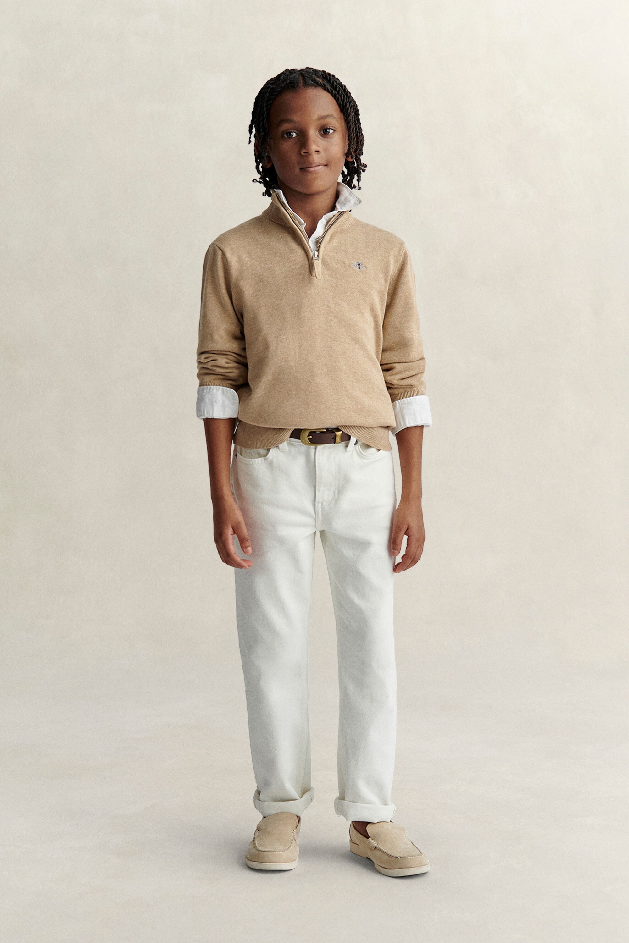 Maglia Shield con zip corta Teen Boys