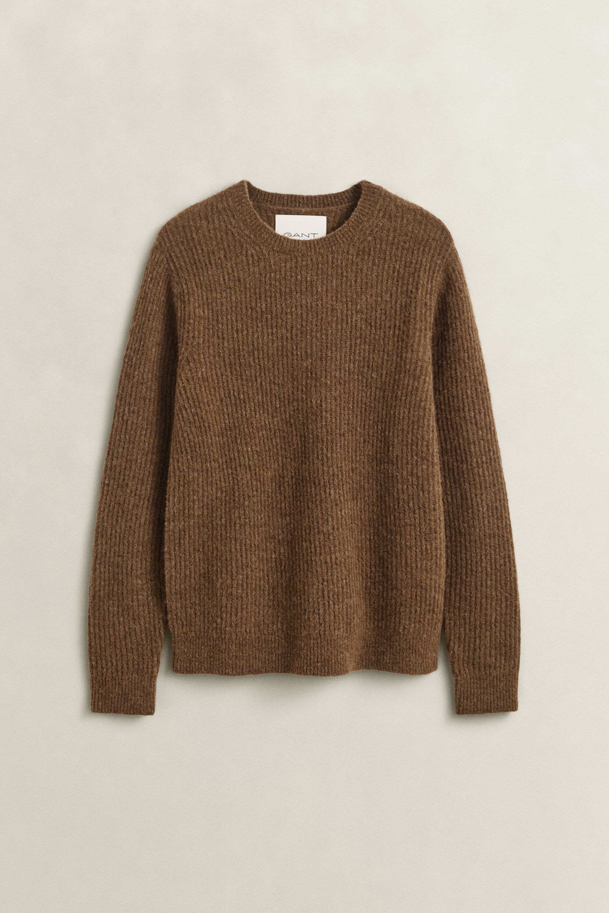 Maglia girocollo in misto lana d’alpaca