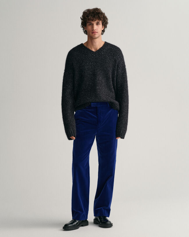 Pantaloni da abito in velluto