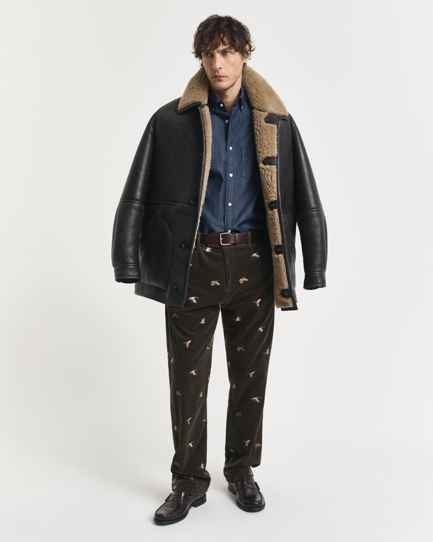 Camicia indaco regular fit