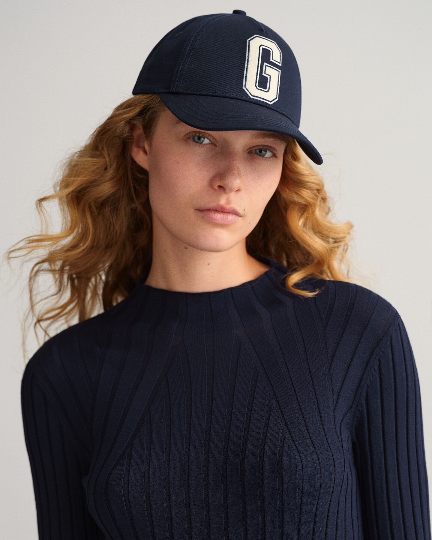 Top in maglia a coste