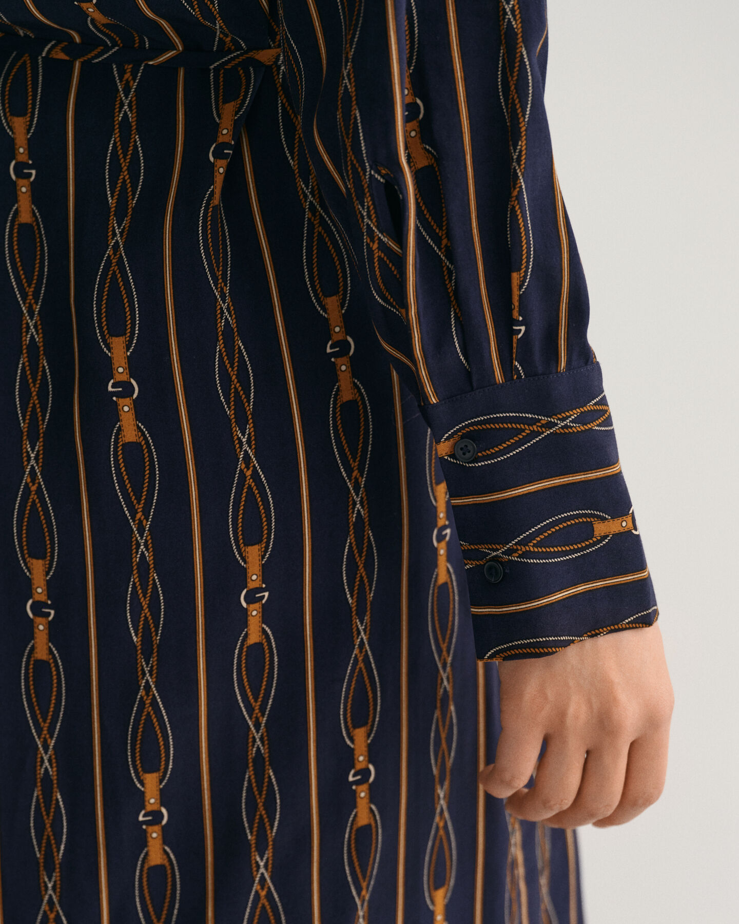 Abito a portafoglio Rope a righe regular fit