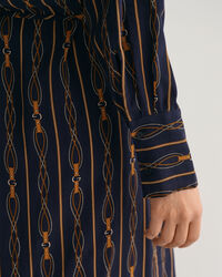 Abito a portafoglio Rope a righe regular fit