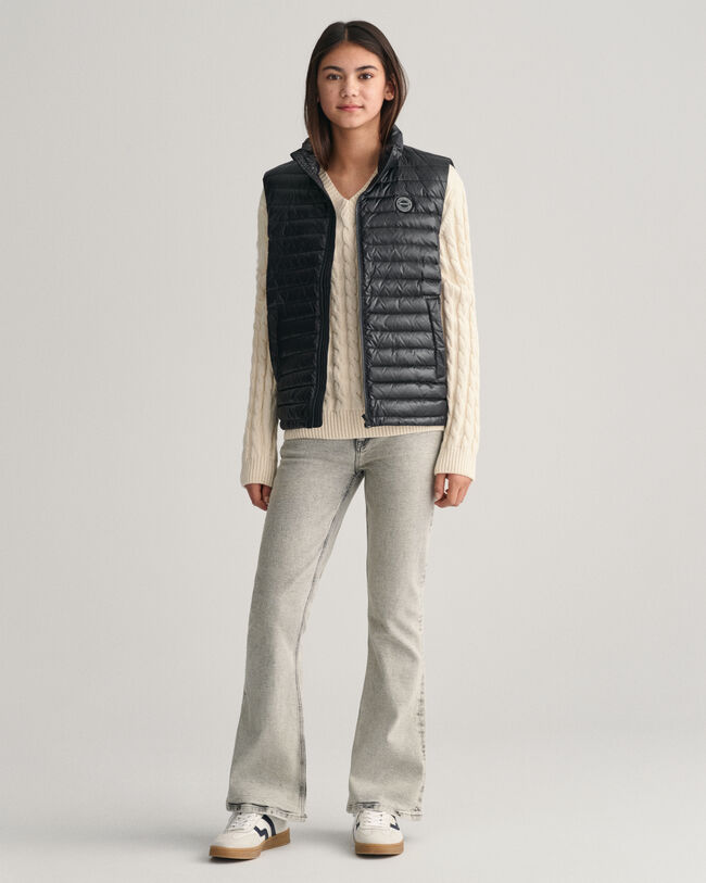 Smanicato imbottito leggero lucido Teens