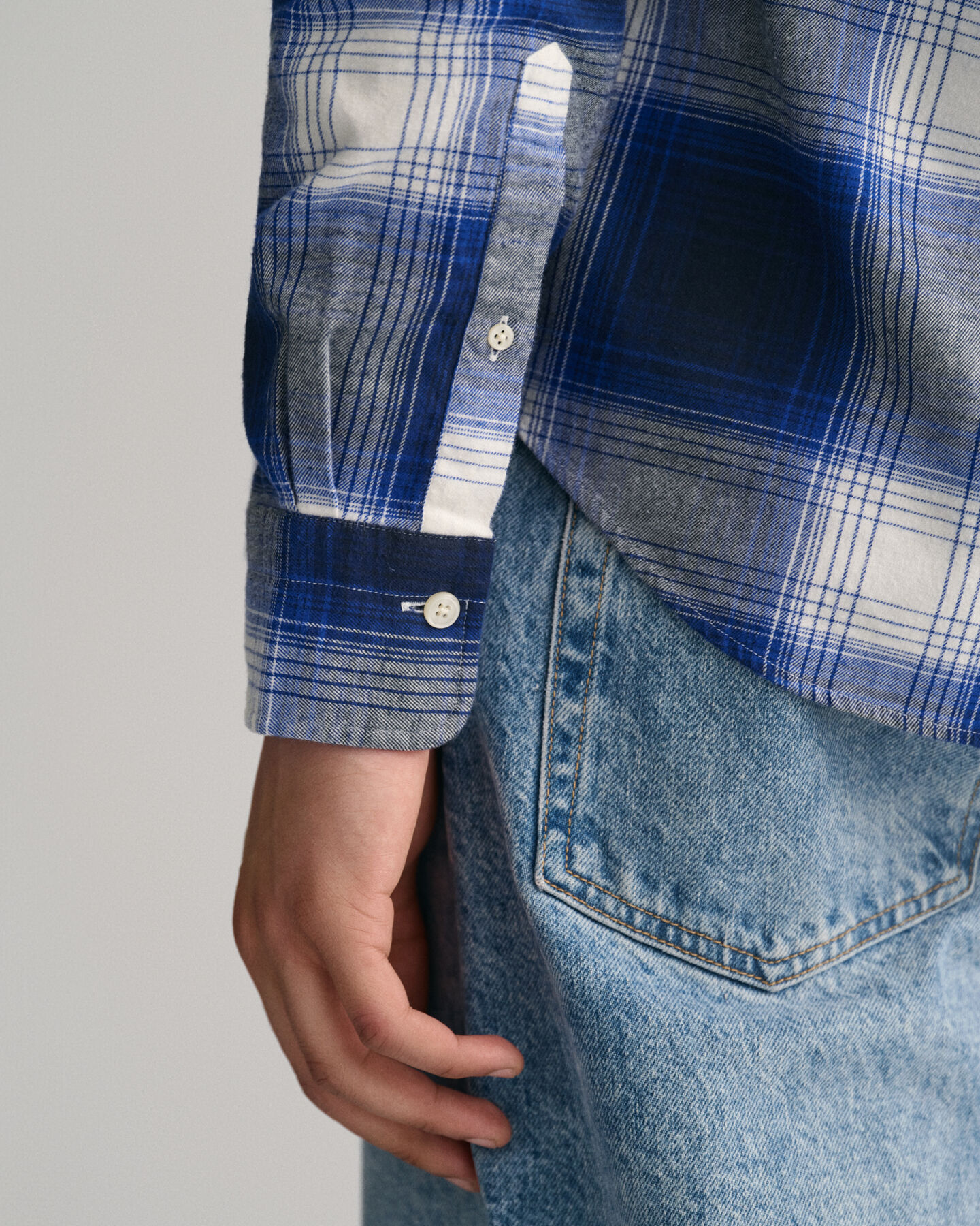 Camicia in flanella Shadow a quadri regular fit