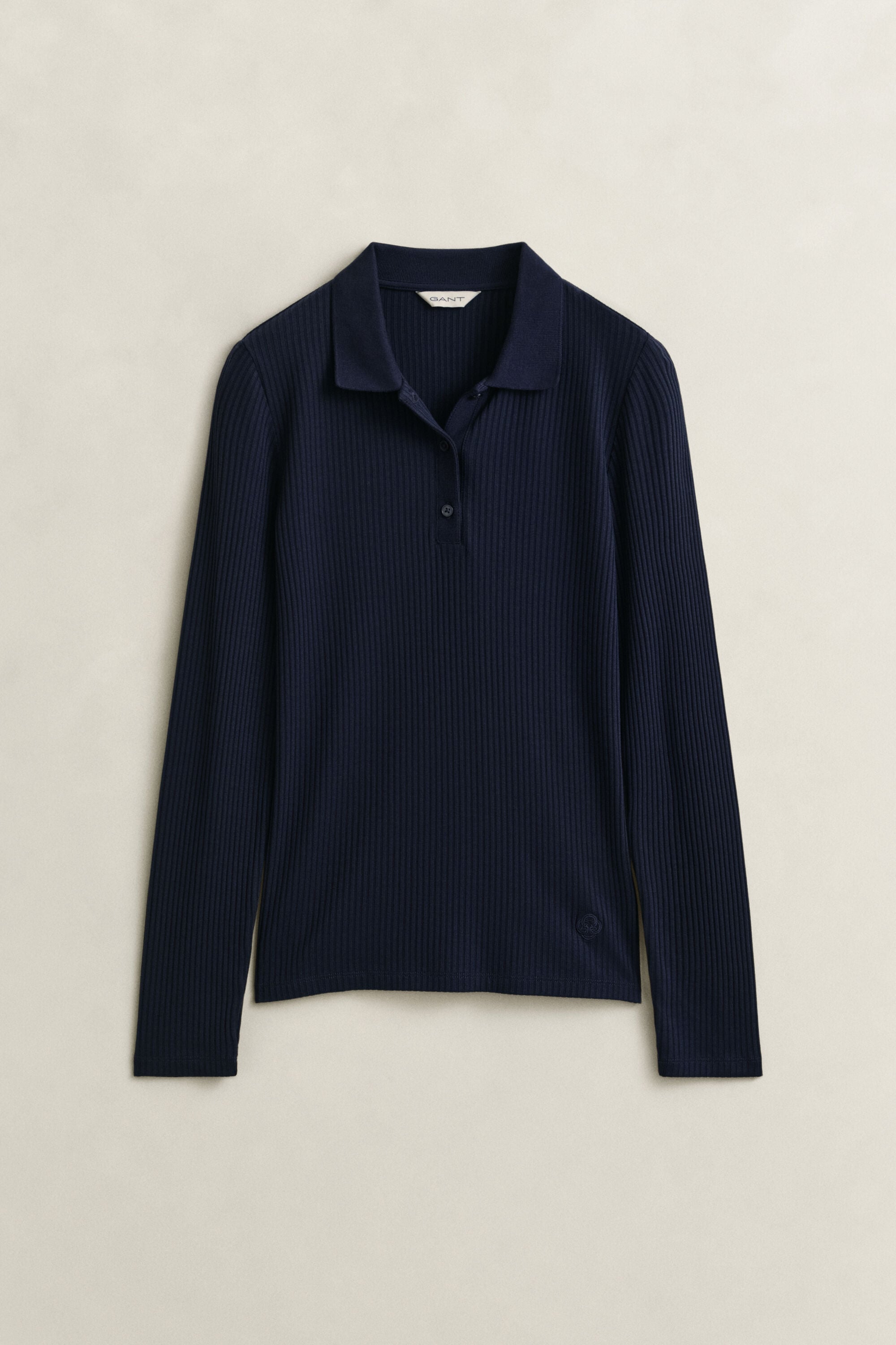 Polo slim fit a coste