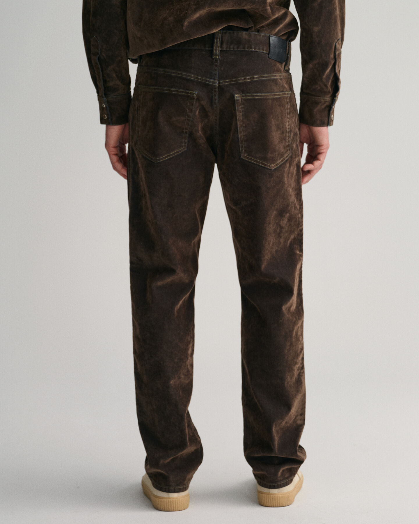 Jeans in velluto Flocked relaxed fit