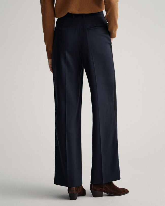 Pantaloni Tuxedo a vita alta