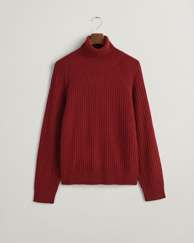 Maglia a collo alto testurizzata