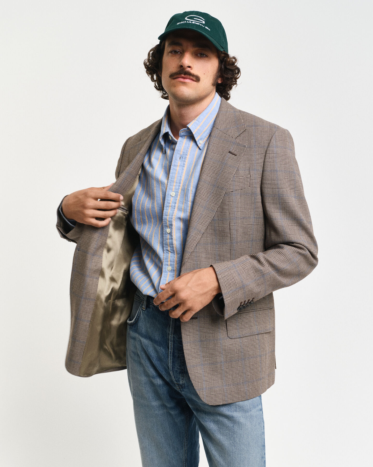 Blazer Glen Check regular fit