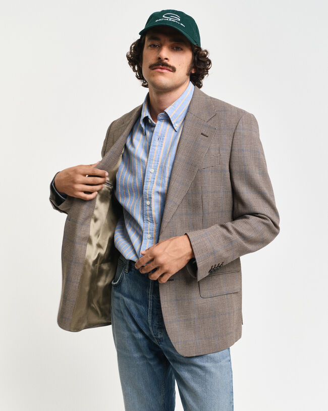 Blazer Glen Check regular fit