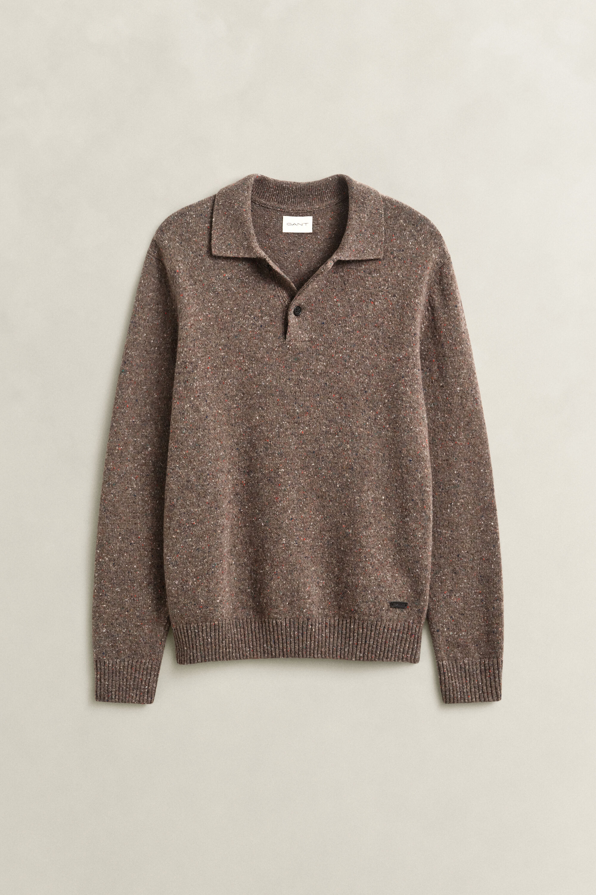 Maglia stile polo Nepps in misto lana