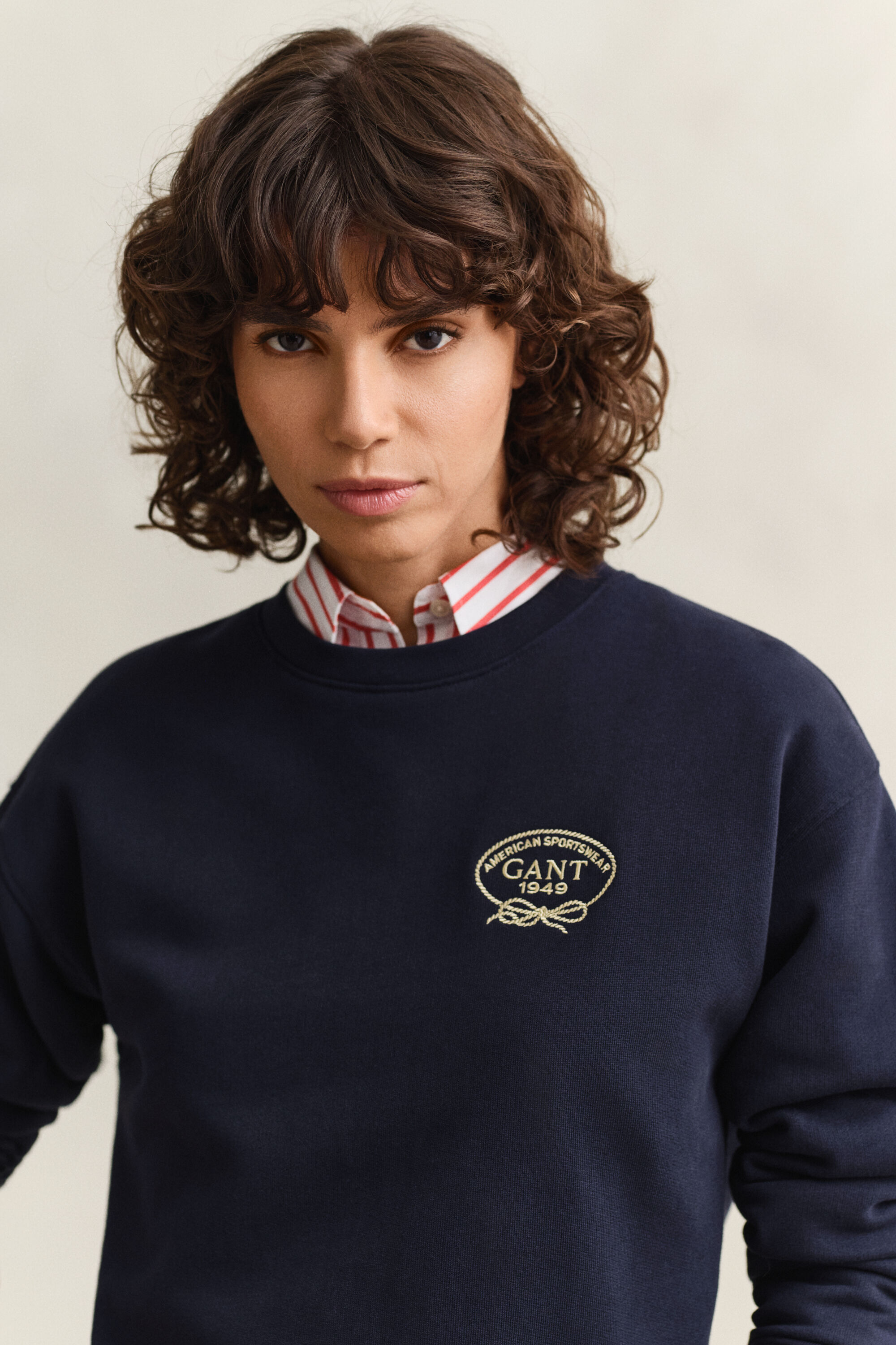 Felpa con grafica Rope