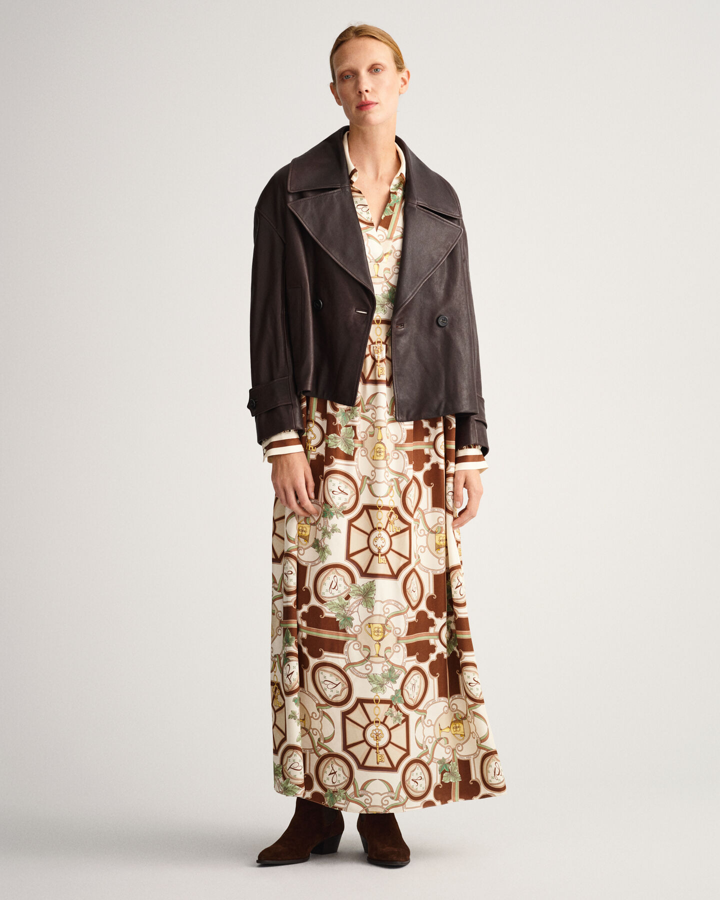 Giacca in pelle corta