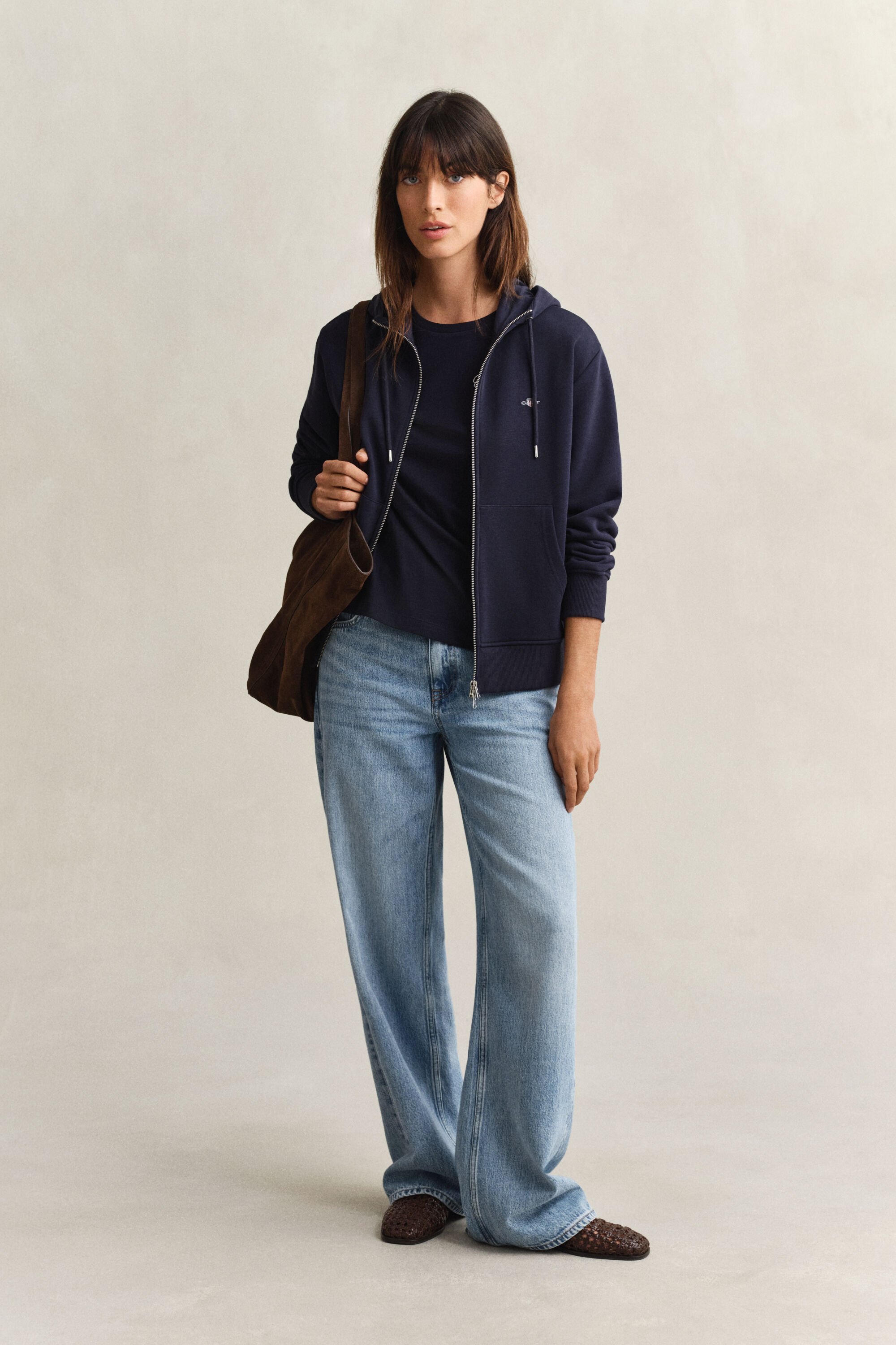 Felpa con cappuccio Shield con zip