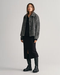 Camicia stile polo in jersey slim fit