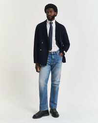 Camicia Oxford classica a righe regular fit