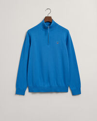 Maglia Classic in cotone con zip corta