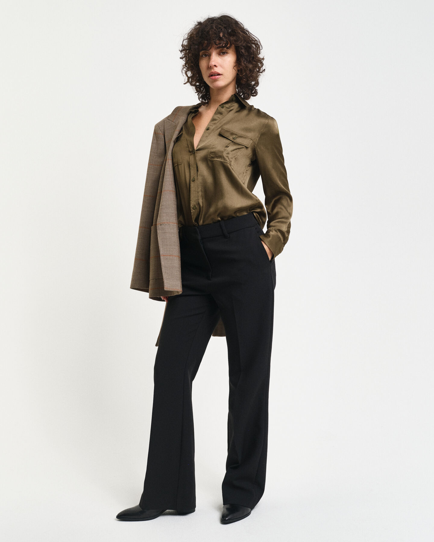 Camicia con tasche regular fit