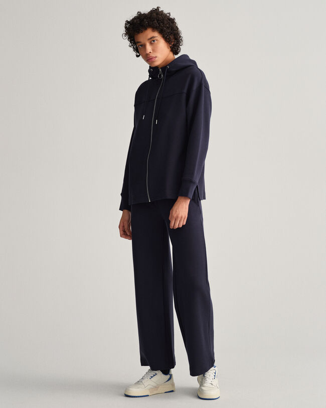 Felpa con cappuccio e zip