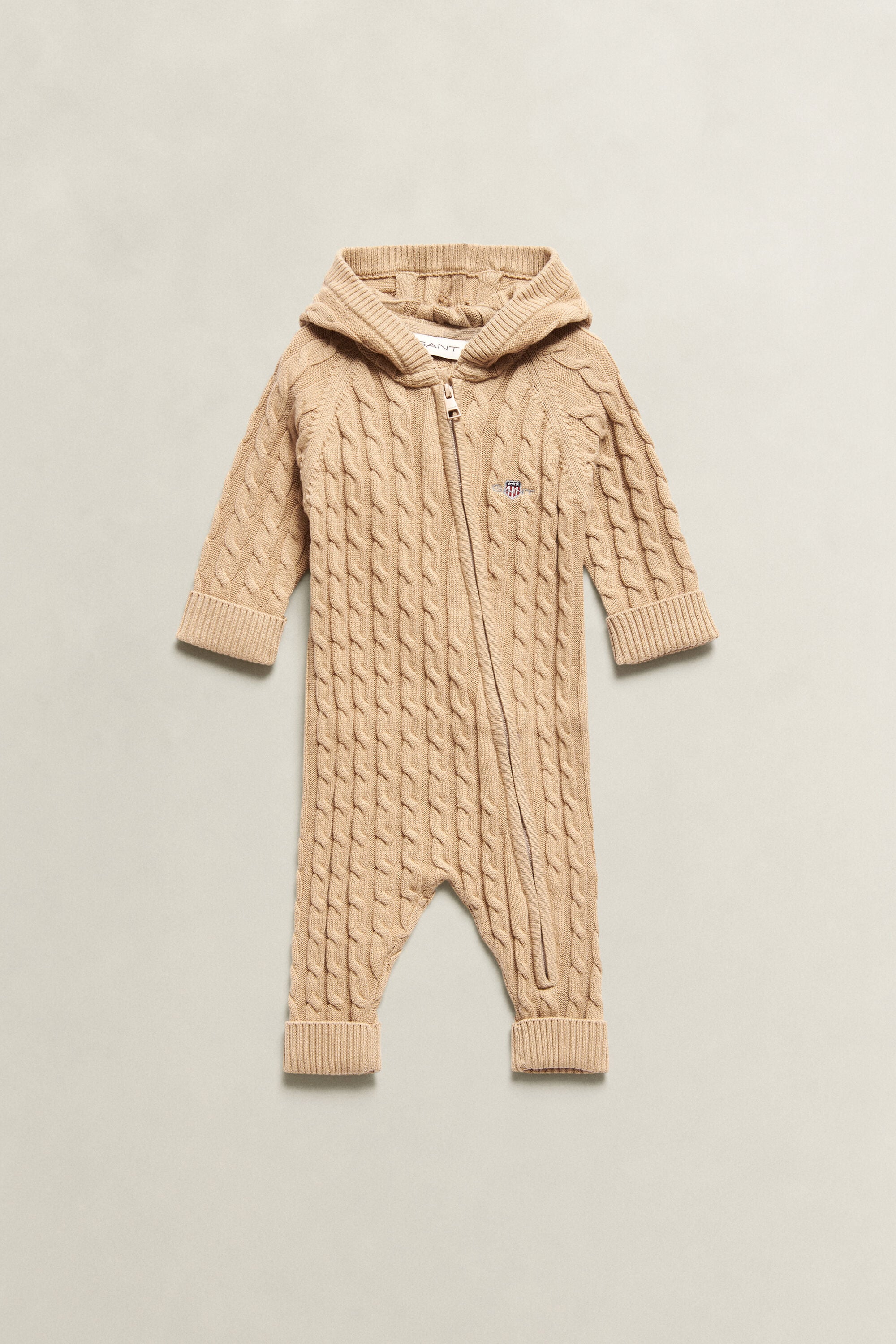Tutina lavorata in cotone a trecce Shield Baby