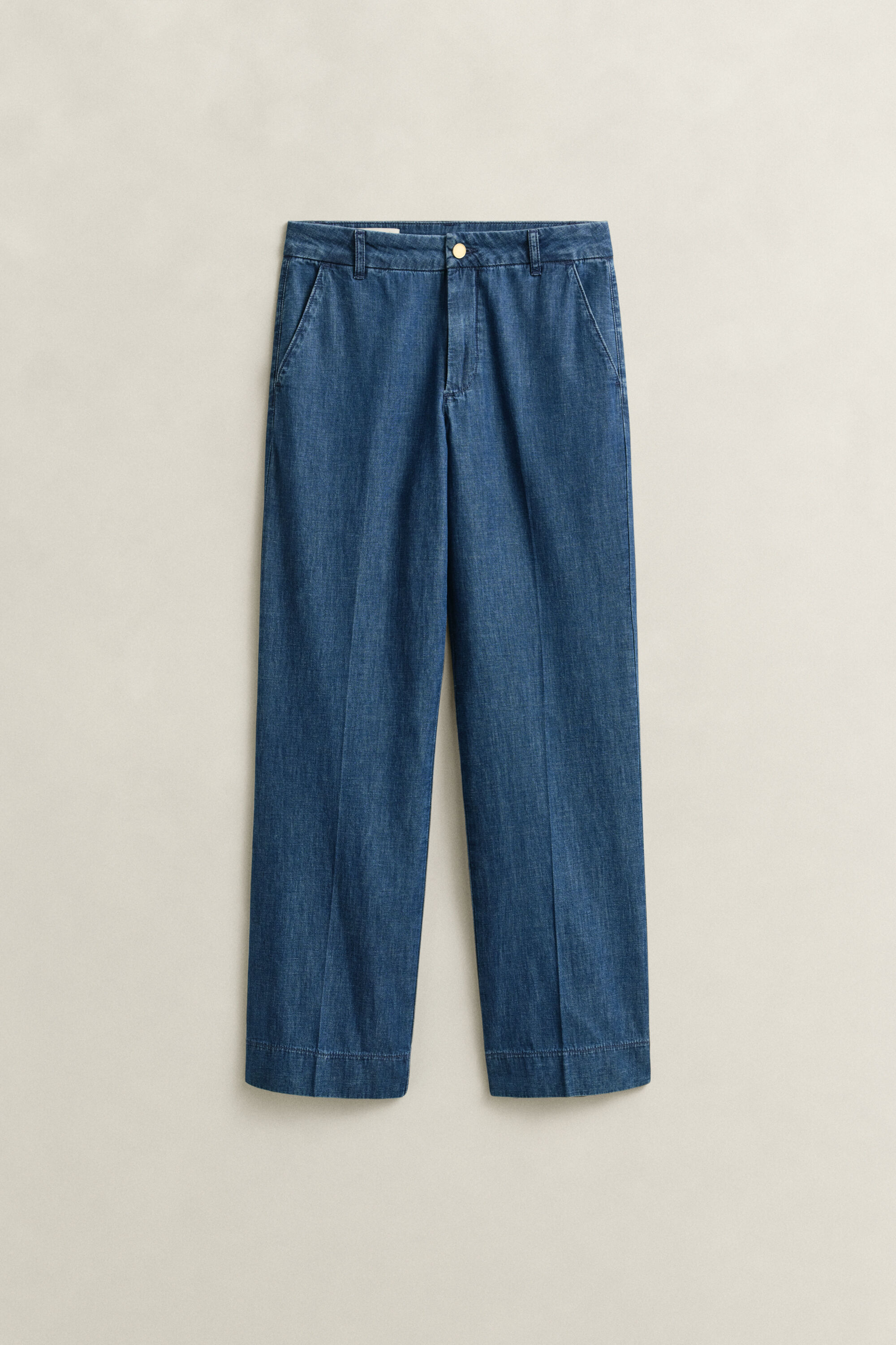 Jeans in lino e cotone
