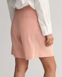 Pantaloncini di lino elasticizzati