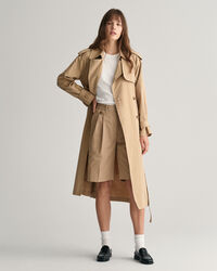 Pantaloncini chino con pinces relaxed fit