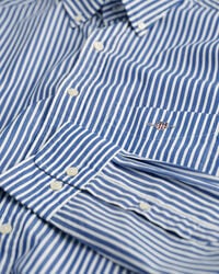 Camicia classica in popeline a righe regular fit