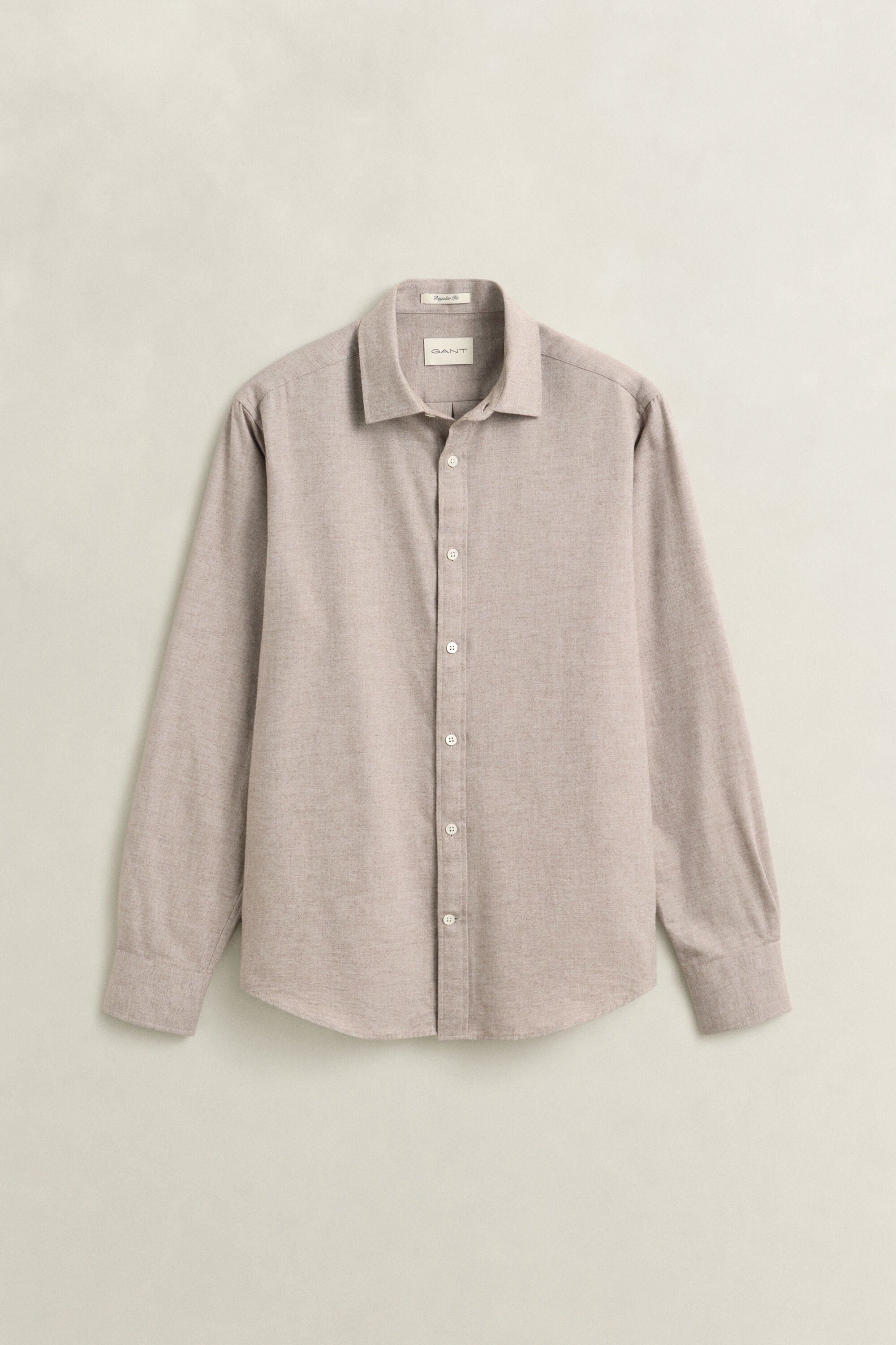 Camicia in flanella mélange